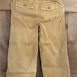 SPANX Tan Ankle Cropped Pants